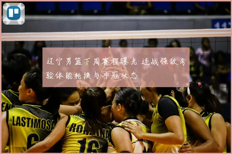 辽宁男篮下周赛程曝光 连战强敌考验体能轮换与冲冠状态